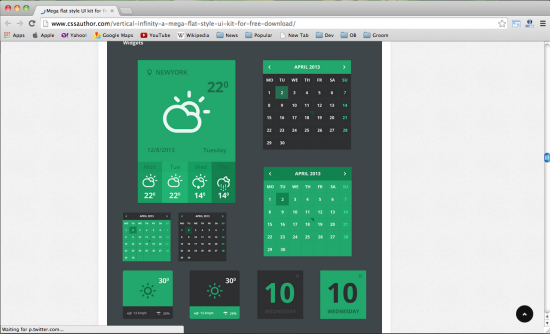 mega-flat-ui-kit