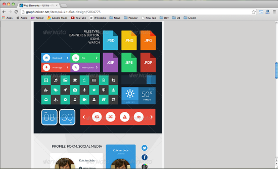 ui-kit-flat-design