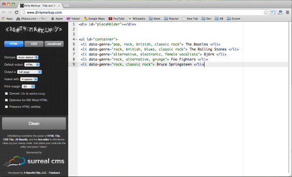 Best Free Tools for CSS 2014  - dirtymakeup