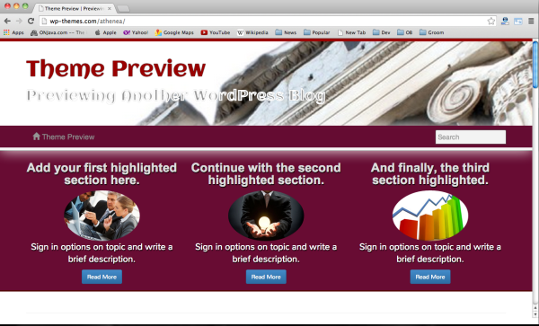 Best free wordpress themes 2014-athena