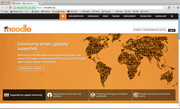 best open source elearning CMS - moodle