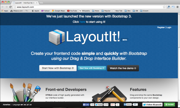 Best bootstrap tools for web designers-layoutit