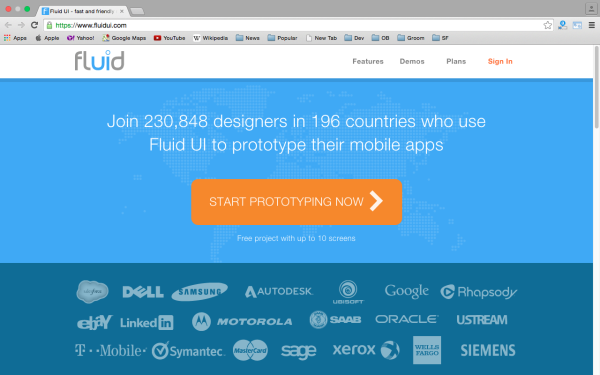 fluid - best prototyping tools for 2015