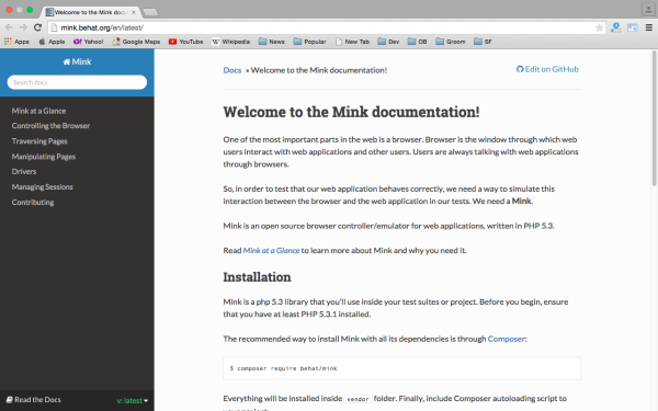 mink - Best PHP development tools 2015