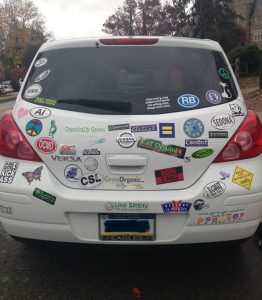 Car_with_Many_Bumper_Stickers